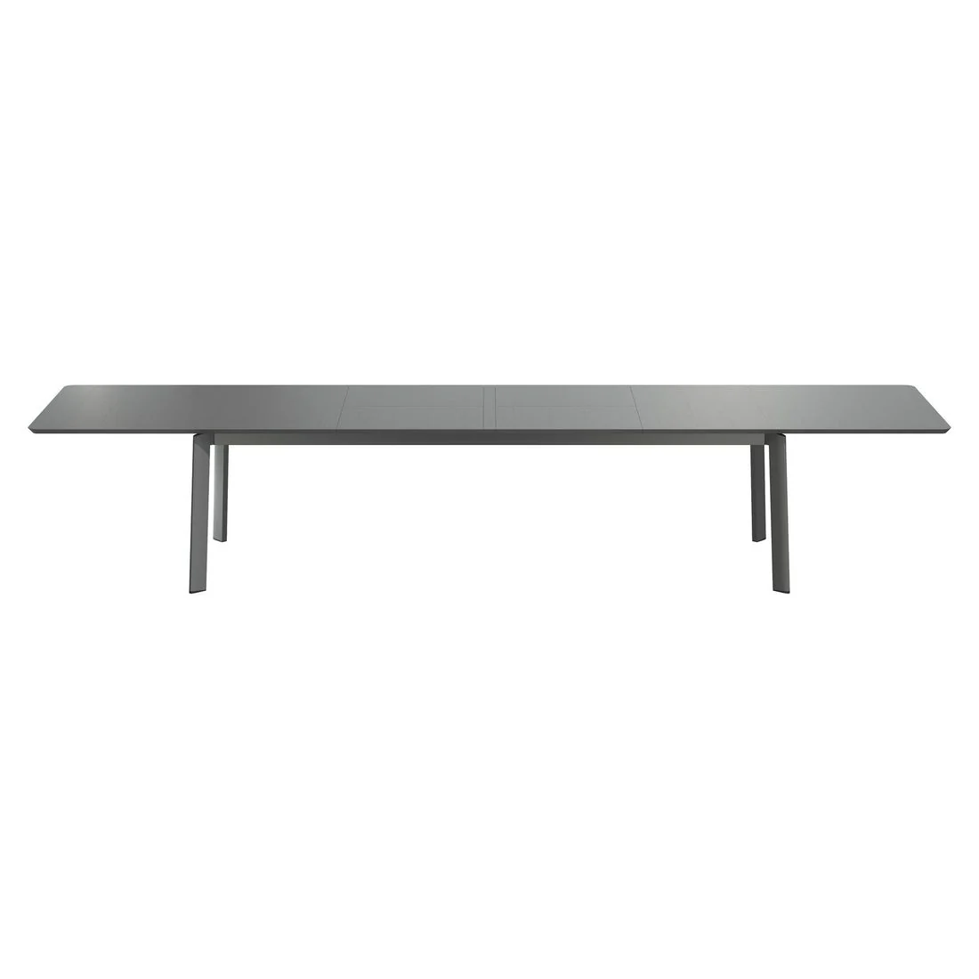 Uttrekkbart hagebord Milano 266/331/396x110cm aluminium - OUTLIV. - Image 7