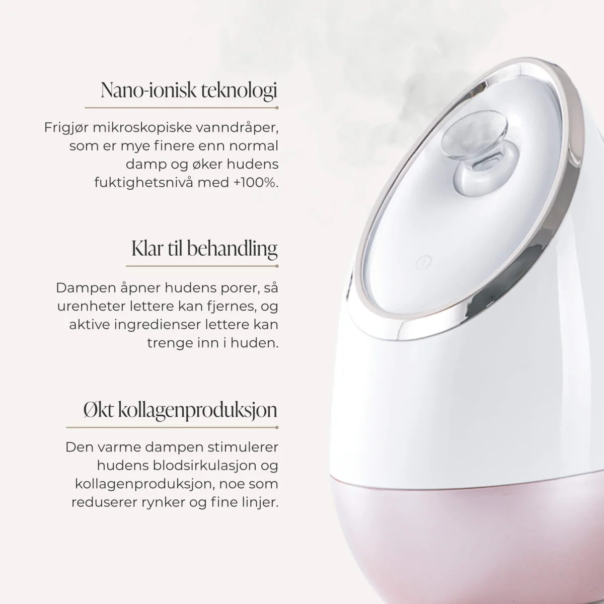 OUTLET: Comforth Nano-ionisk Ansiktsdamper - Image 4