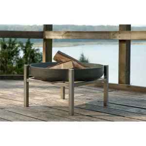 Bålpanne Cube råstål Ø63 cm - SvenskaV