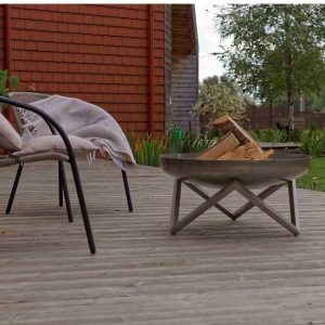 Bålpanne Z Design Ø79 cm rustfritt stål - SvenskaV