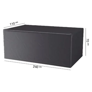 Bordtrekk til hagebord 240x110x70 cm antrasitt - AeroCover