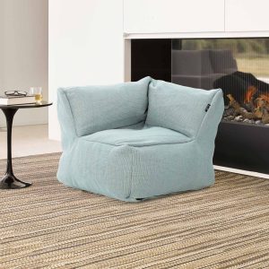 Endemodul lounge Dotty polypropylen 75x75 cm pastellblå - ROOLF Living