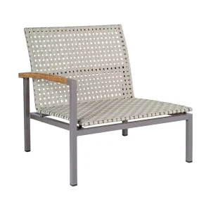 Endemodul lounge Lucy aluminium/tau 82x81 cm - Stern