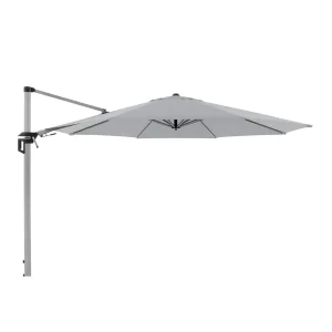 Fritthengende parasoll Active Ø370cm lysgrå polyester - Doppler