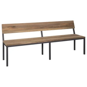 Hagebenk Alex aluminium/resirkulert teak 190 cm - Zebra