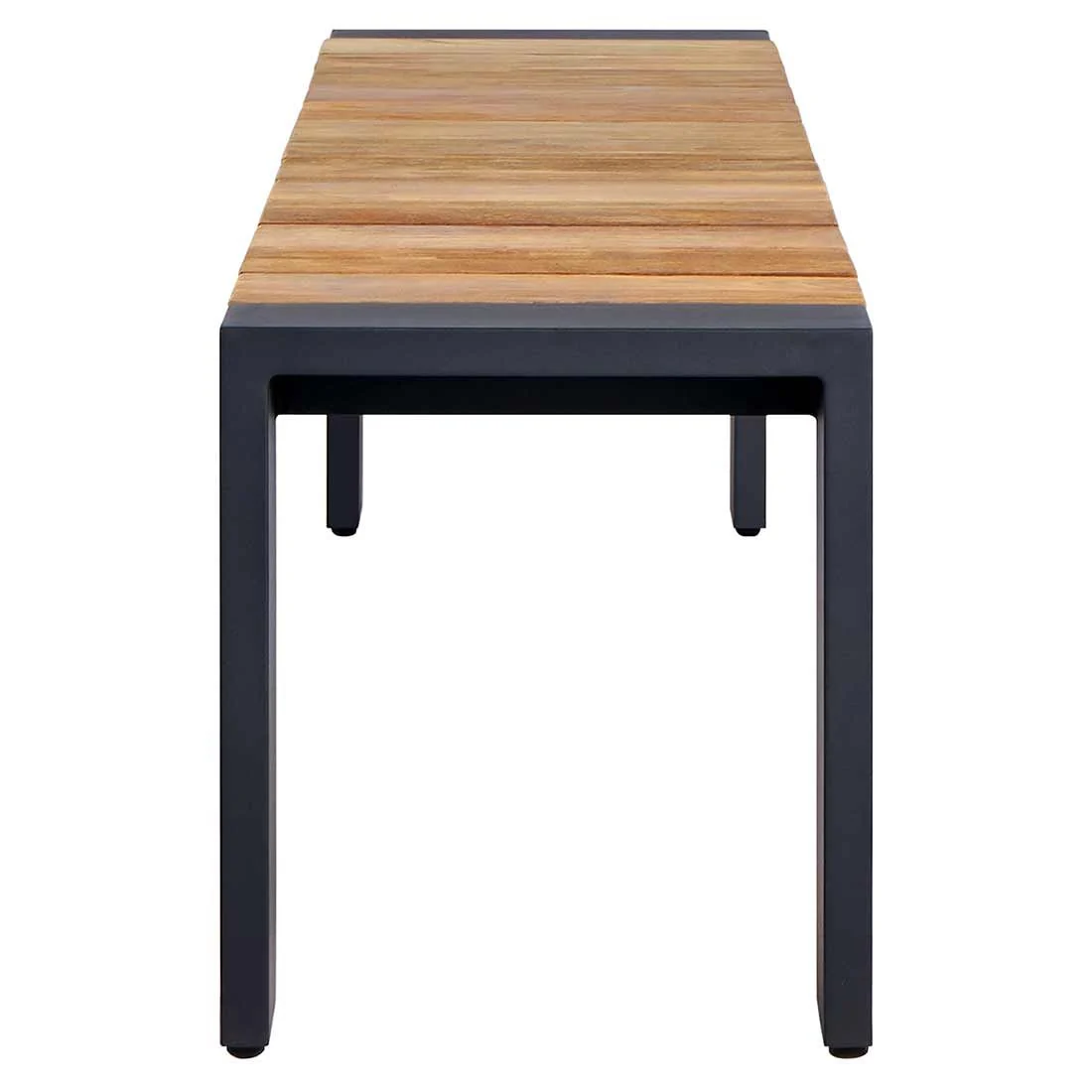 Hagebenk Konis aluminium og resirkulert teak 220 cm - OUTLIV. - Image 4