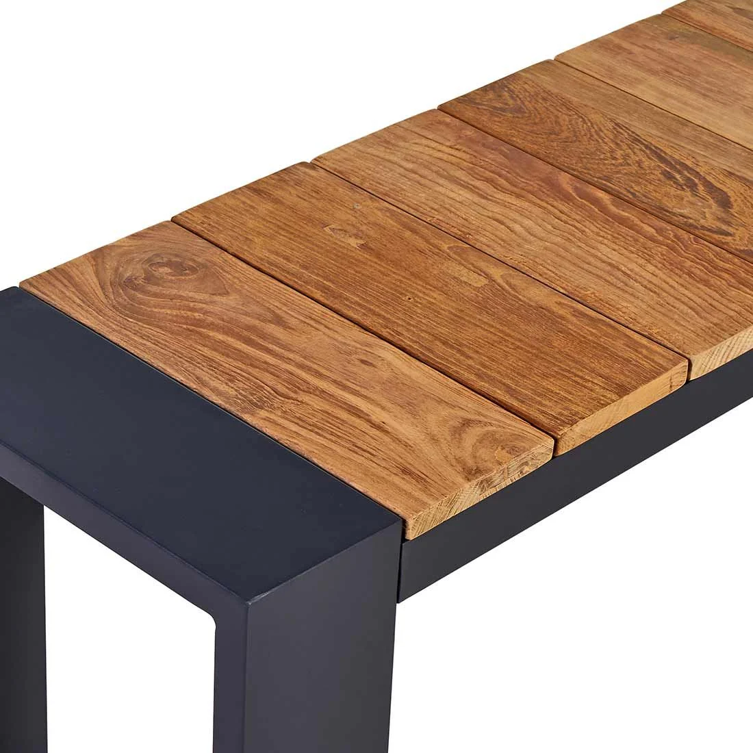 Hagebenk Konis aluminium og resirkulert teak 220 cm - OUTLIV. - Image 5