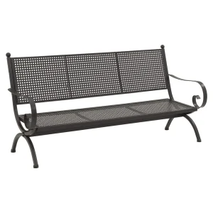 Hagebenk Romeo 170 cm smijern antikk brun - MBM