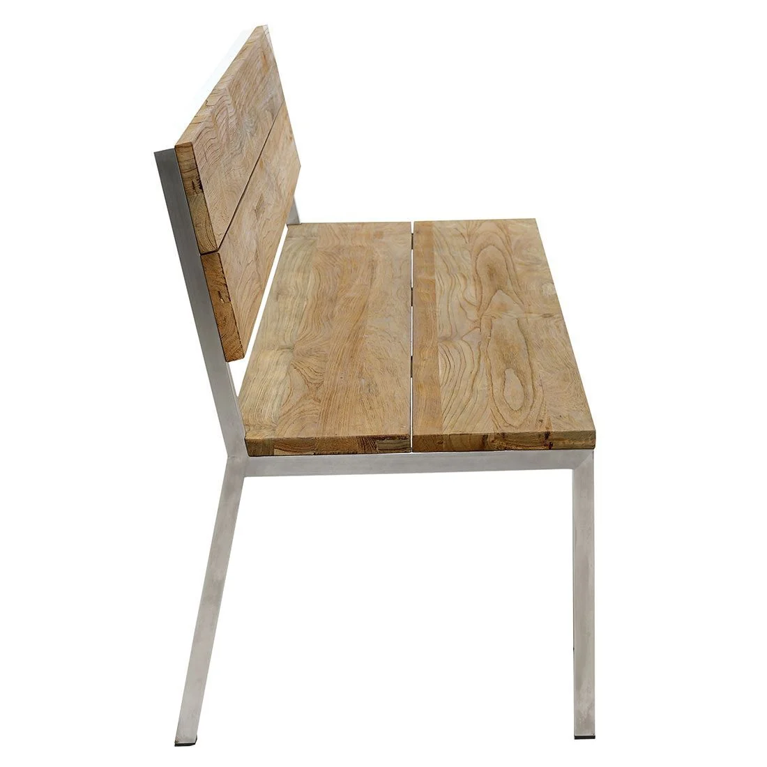 Hagebenk Samoa rustfritt stål/resirkulert teak 150 cm - OUTLIV. - Image 5