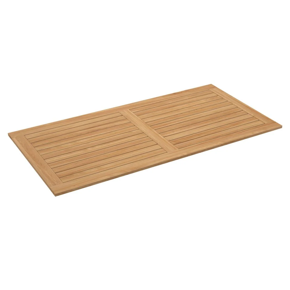 Hagebord 200x100 cm aluminium og teak svart - Stern - Image 3