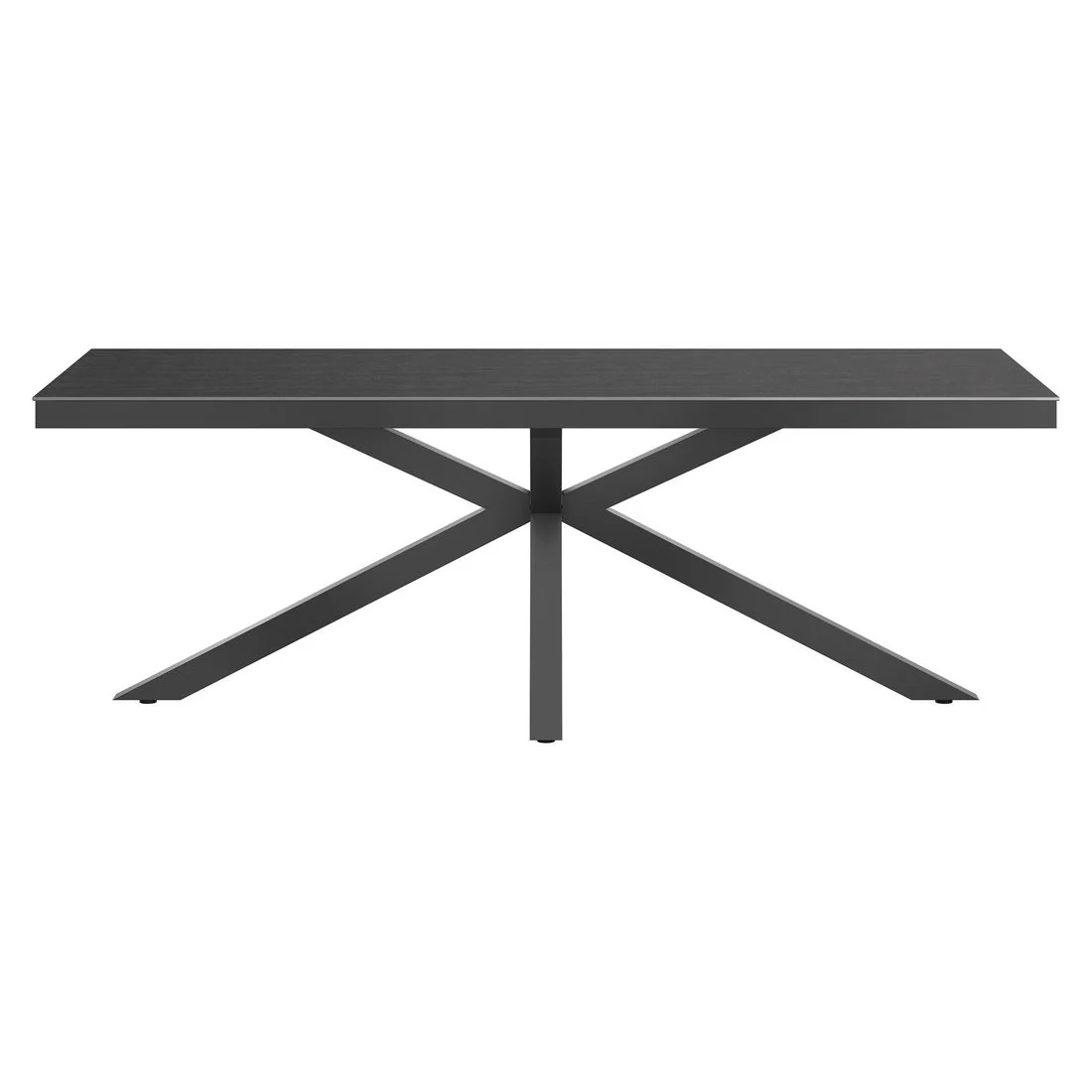 Hagebord 220x100 cm aluminium/Dekton antrasitt - OUTLIV. - Image 4