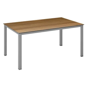 Hagebord Cubic aluminium/HPL 160x95 cm sølv/teak - Kettler