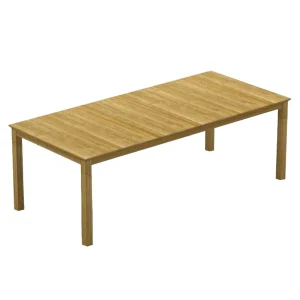 Hagebord Derex resirkulert teak 220x100 cm - Zebra