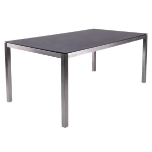 Hagebord Opus 180x100 cm rustfritt stål/HPL - Zebra