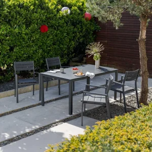 Hagemøbelsett Lugano 4 plasser aluminium 160x95 cm - Kettler