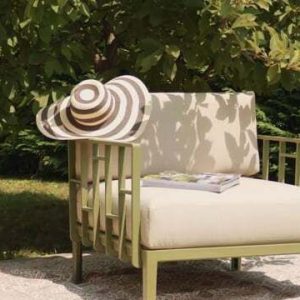 Hagesofa Engels Kit 3 plast/blandingsstoff 247x83 cm - Gaber