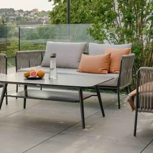 Hagesofa Marla aluminium/tau 164 cm - Stern