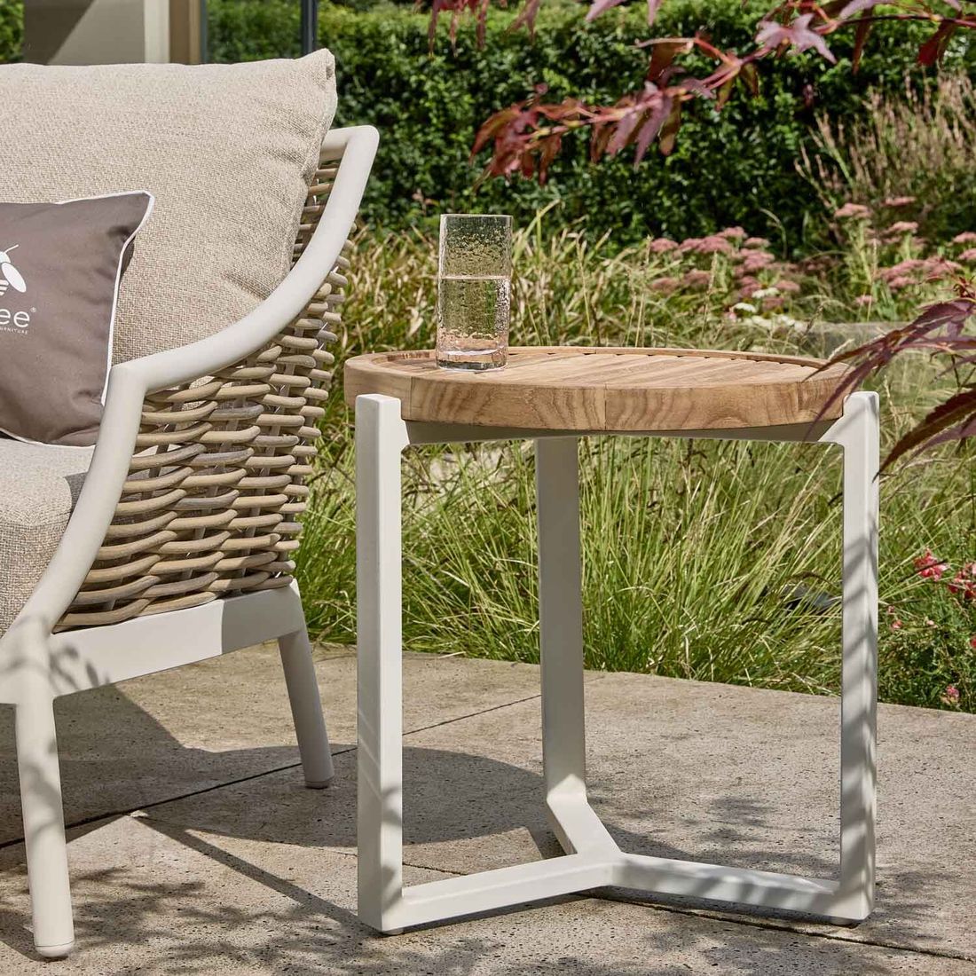Hagesofa Milou aluminium/polyrotting 145 cm - Apple Bee - Image 7