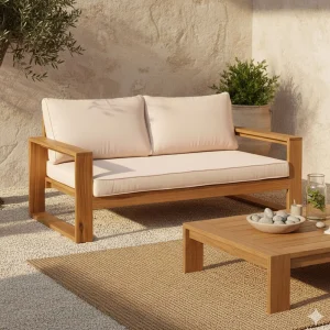 Hagesofa Santa Cruz akasie/polyester 150x77 cm - OUTLIV.