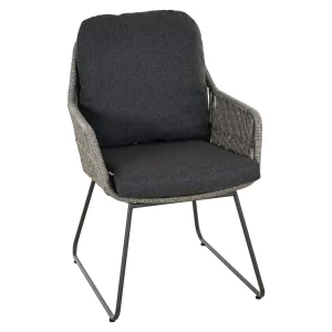Hagestol Kansas aluminium med puter 60x69 cm - Siena Garden