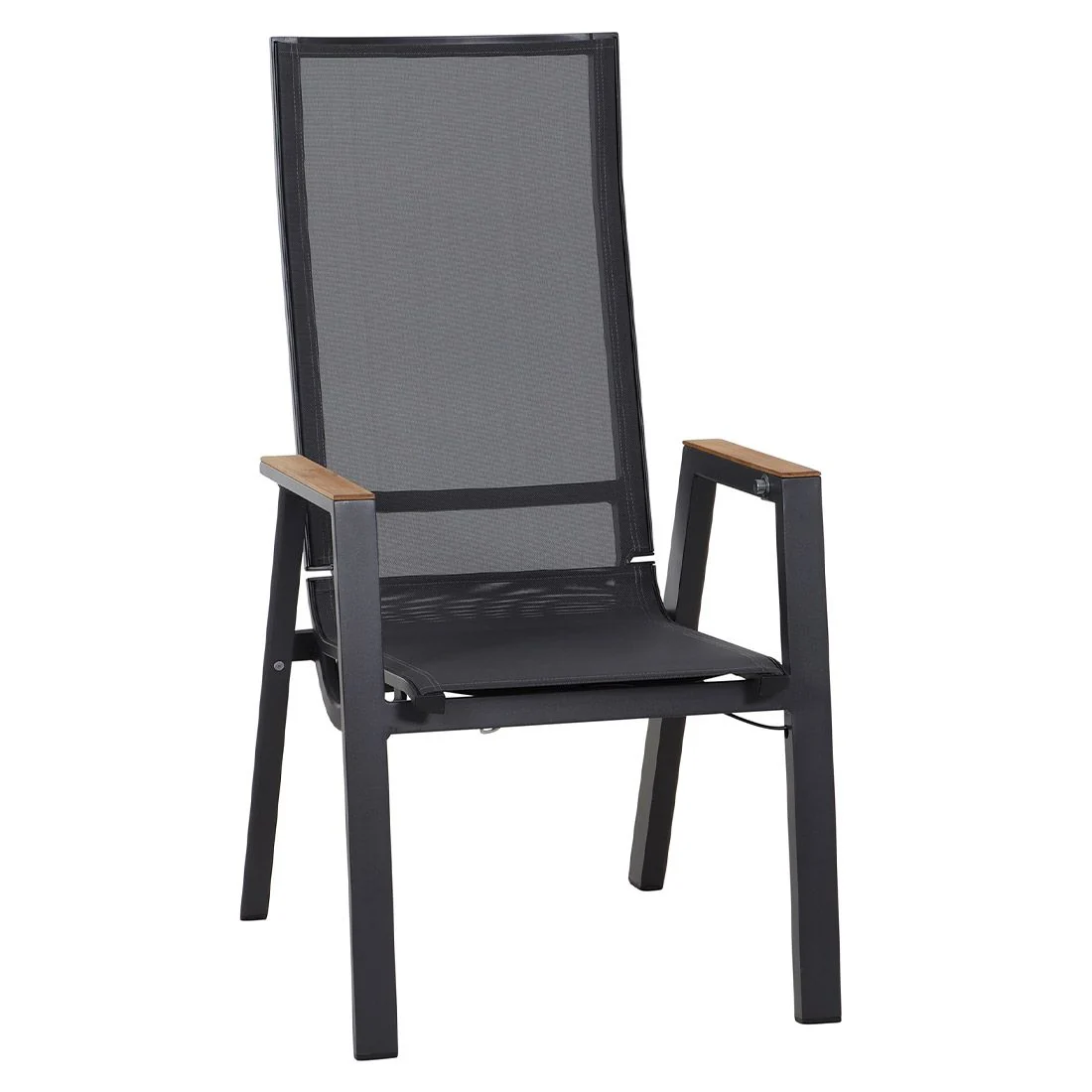 Hagestol Rondo regulerbar aluminium/textilen antrasitt - Siena Garden