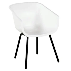 Hagestol med armlener Texel aluminium/plast 59x60 cm - Schöner Wohnen