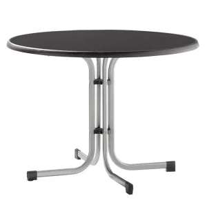 Klappbord ute Boulevard Ø100cm stål/HPL - Sieger