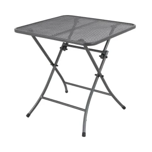 Klappbord ute Café Latte 70x70 cm stål - MWH