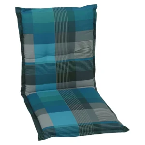 Lavrygg stolpute 50x100 cm blandet stoff blå - GO-DE