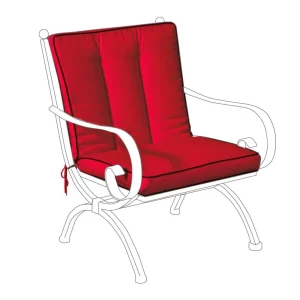 Lavrygg stolpute Romeo polyakryl 57x97 cm - MBM