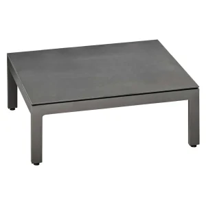 Loungebord Leonie 80x66 cm aluminium/keramikk - OUTLIV.