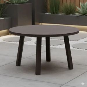 Loungebord Maximo Ø70 cm plast terra - Nardi