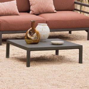 Loungebord Maximo 80x80cm plast stabelbart - Nardi