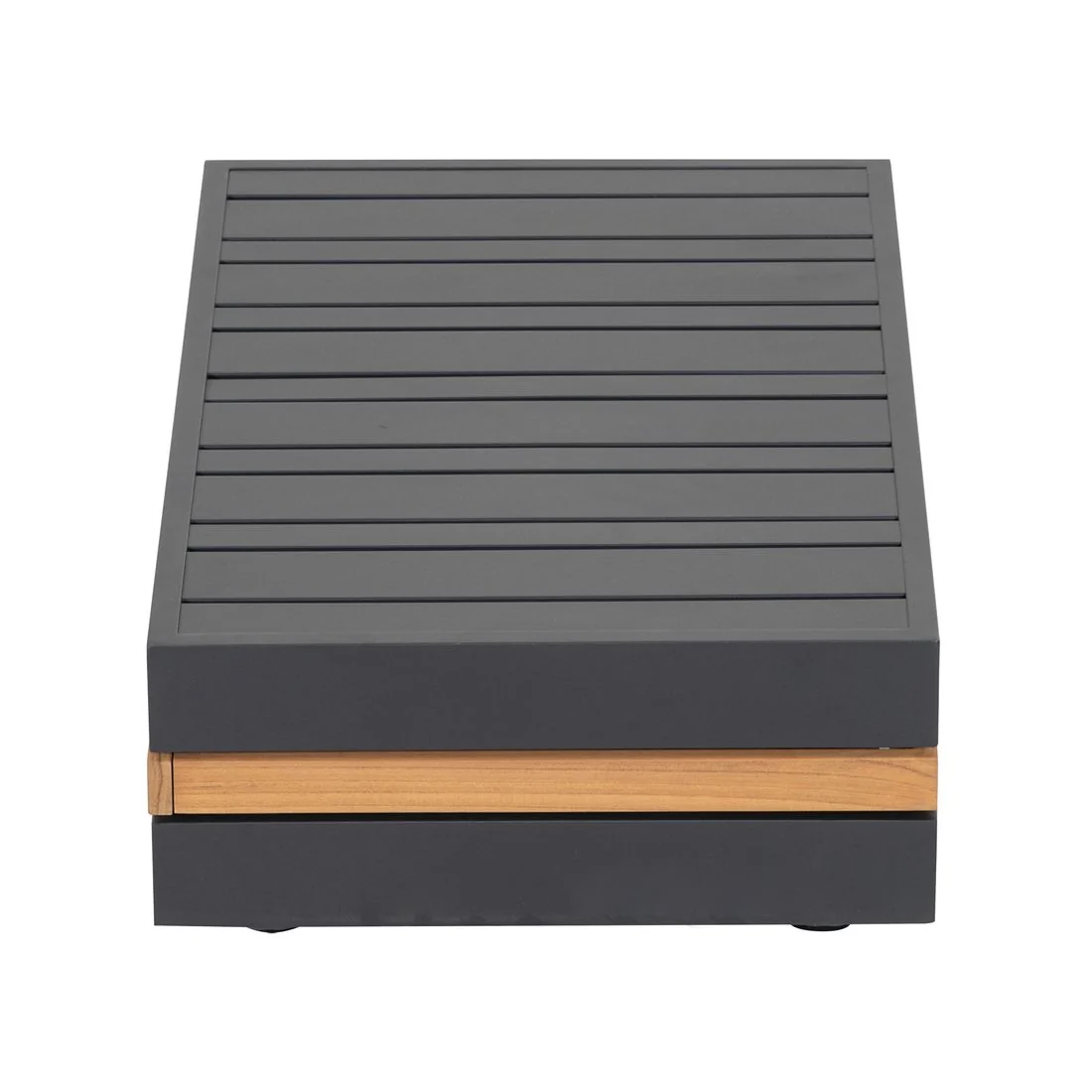 Loungebord Triest 68x40 cm aluminium antrasitt - OUTLIV. - Image 6