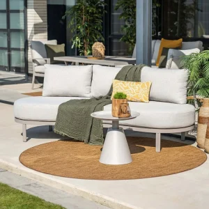 Loungesofa Tirolo aluminium/tau 225 cm - Garden Impressions
