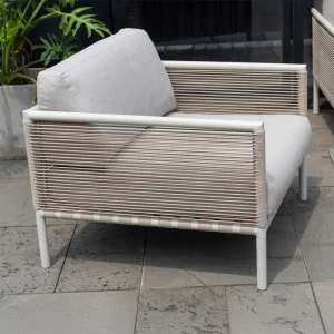 Loungestol Horizon aluminium/tau 87x87 cm - LifestyleGarden