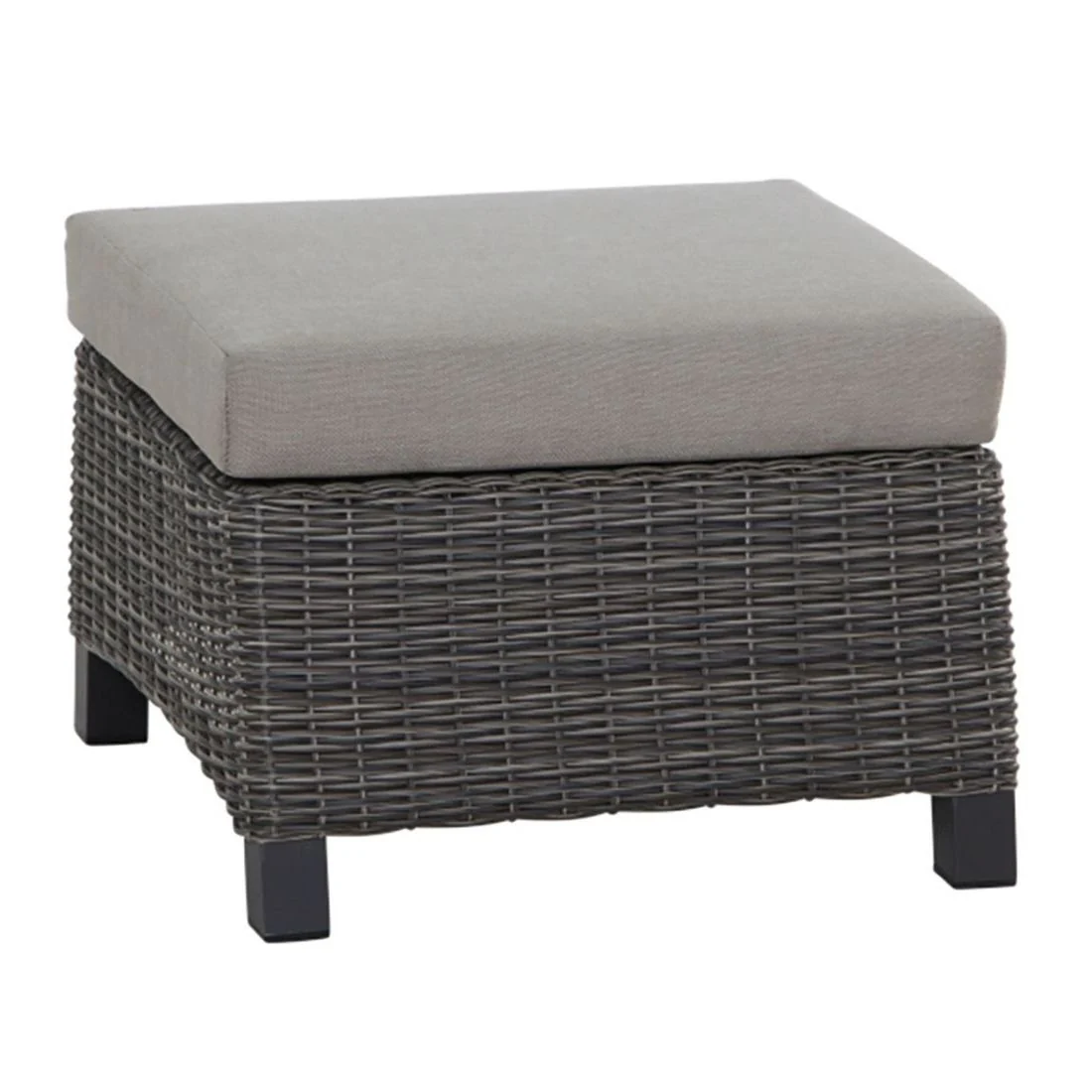 Loungetaburett Corido flettverk 61x63 cm - Siena Garden