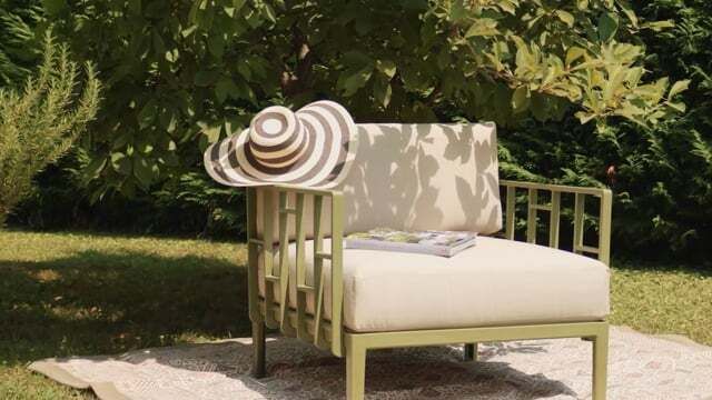 Loungetaburett Engels Module 1 plast 80x80 cm - Gaber