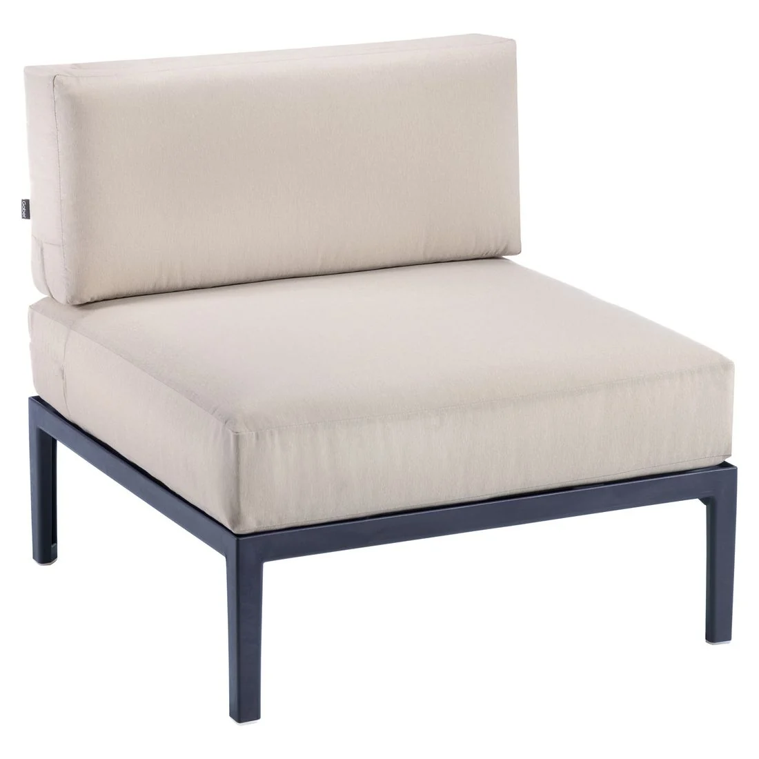 Midtmodul lounge Engels plast/utestoff 80 cm - Gaber - Image 4