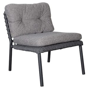 Midtmodul lounge Ocean høyre aluminium/tau 62x85 cm - Cane-line