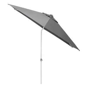 Midtstolpe-parasoll Easy Push LX Ø300cm sølv/grå - Kettler