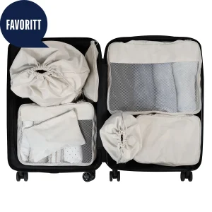 Pakkekuber (7 deler) Beige