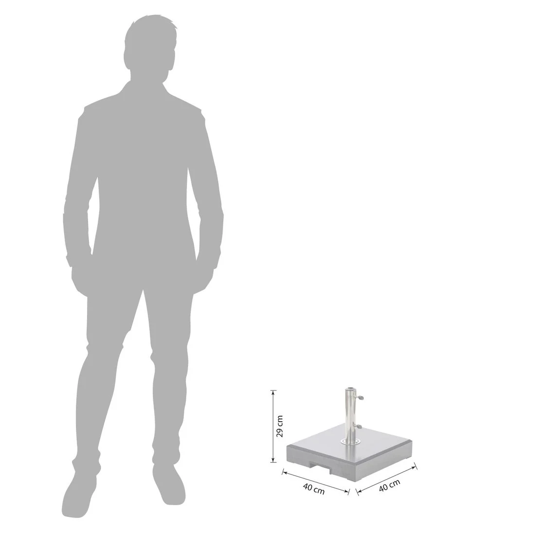 Parasollfot Easy Stand med hjul 25 kg - Kettler - Image 3