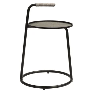 Sidebord ute Edi 48x48 cm aluminium/textilen - Stern