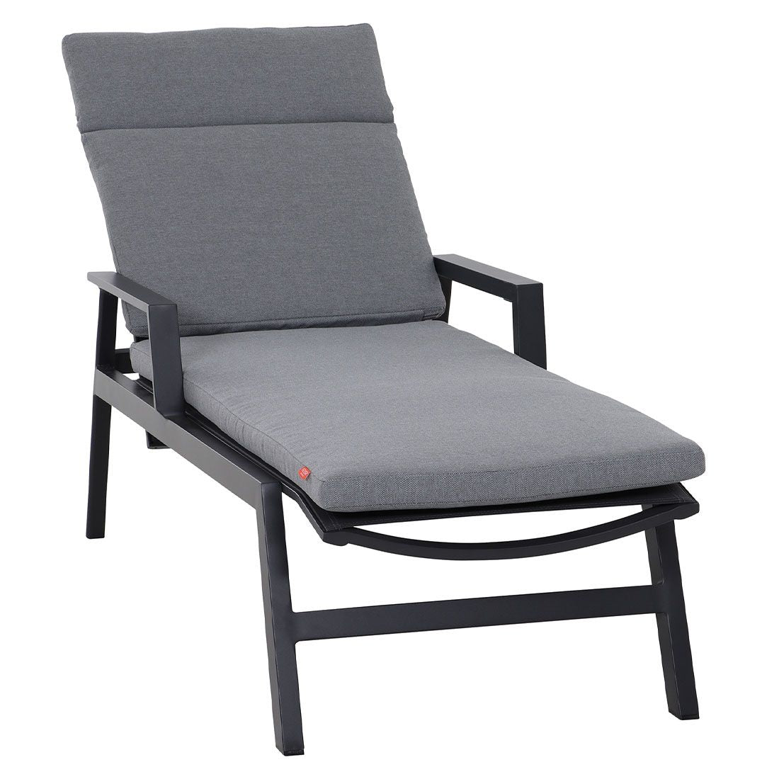 Solseng Valencia justerbar aluminium/textilen 70x154 cm - Siena Garden
