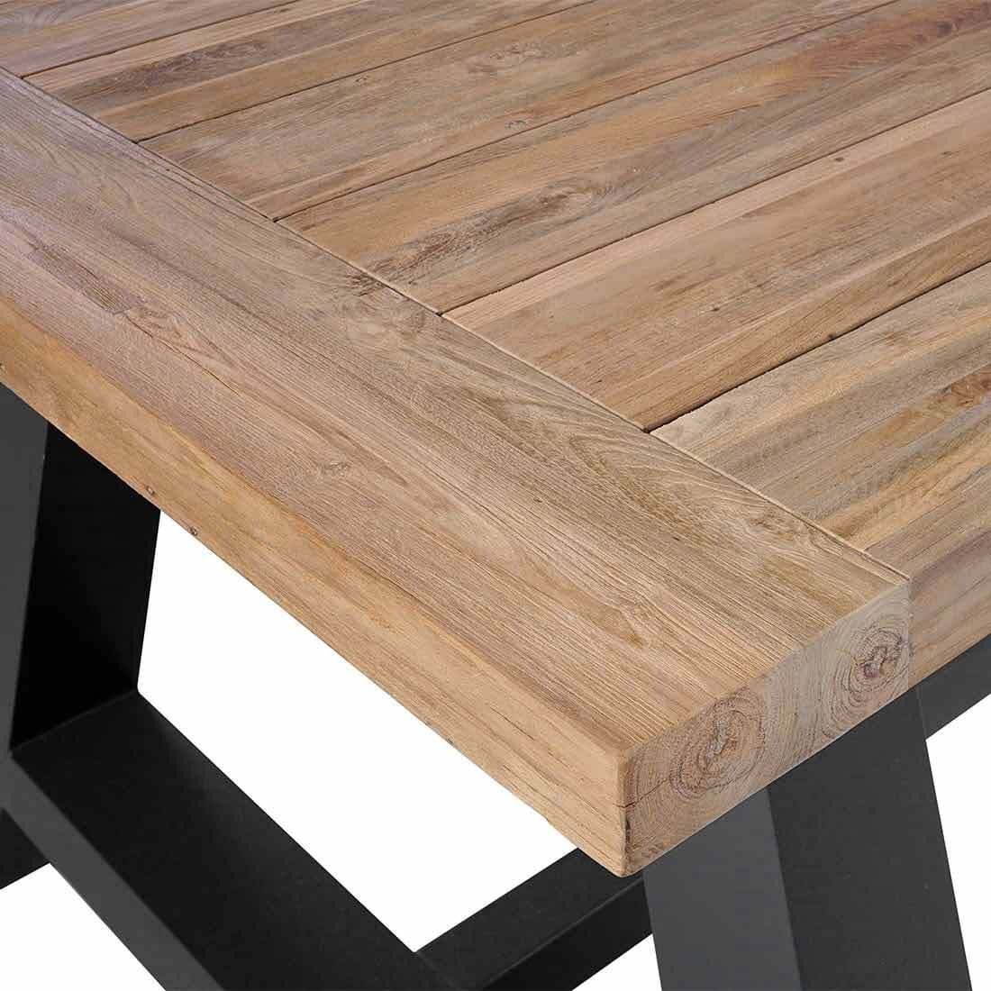 Spisesett ute Leon 7 deler aluminium og tau 240x100 cm - OUTLIV. - Image 8