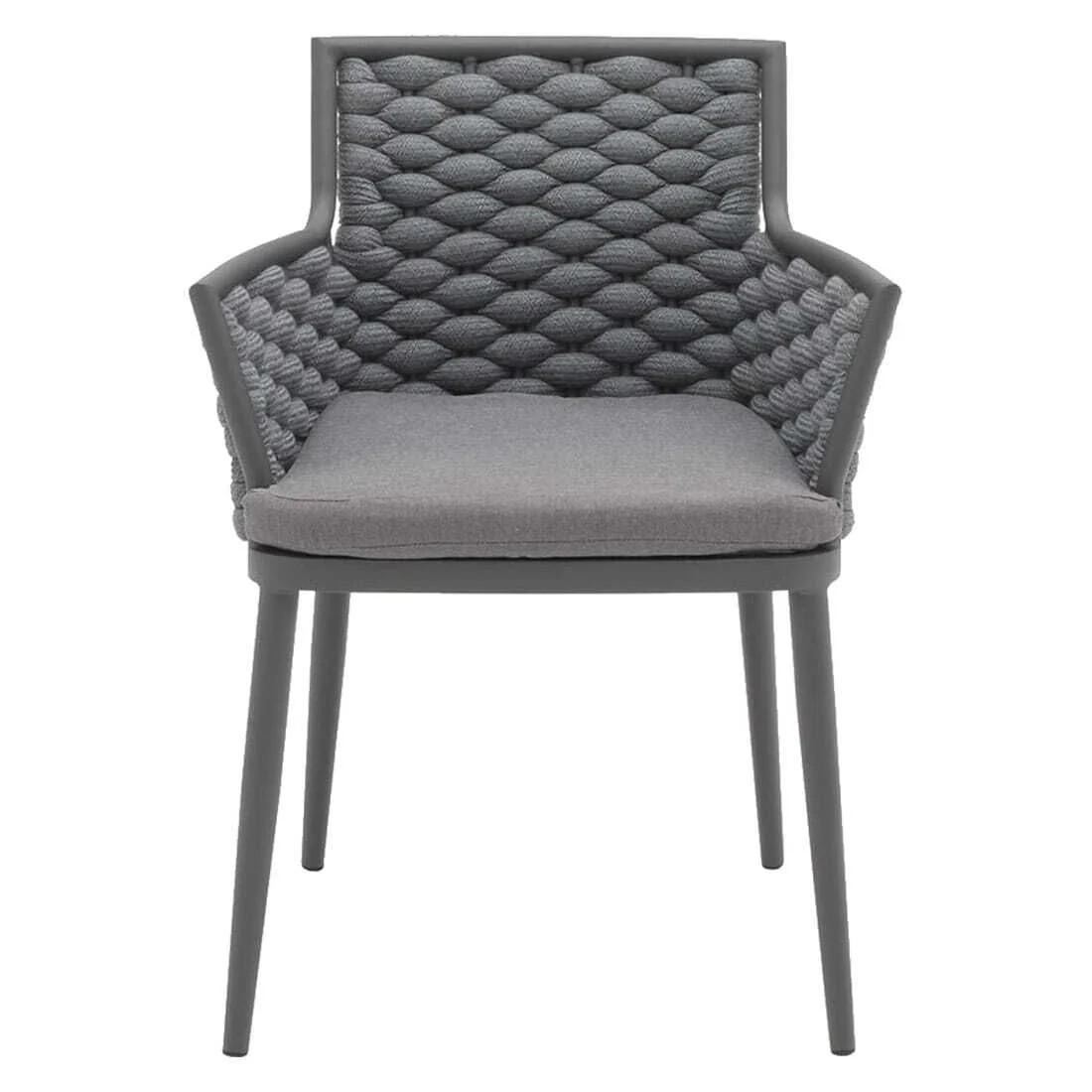 Spisesett ute Leon 7 deler aluminium og tau 240x100 cm - OUTLIV. - Image 9