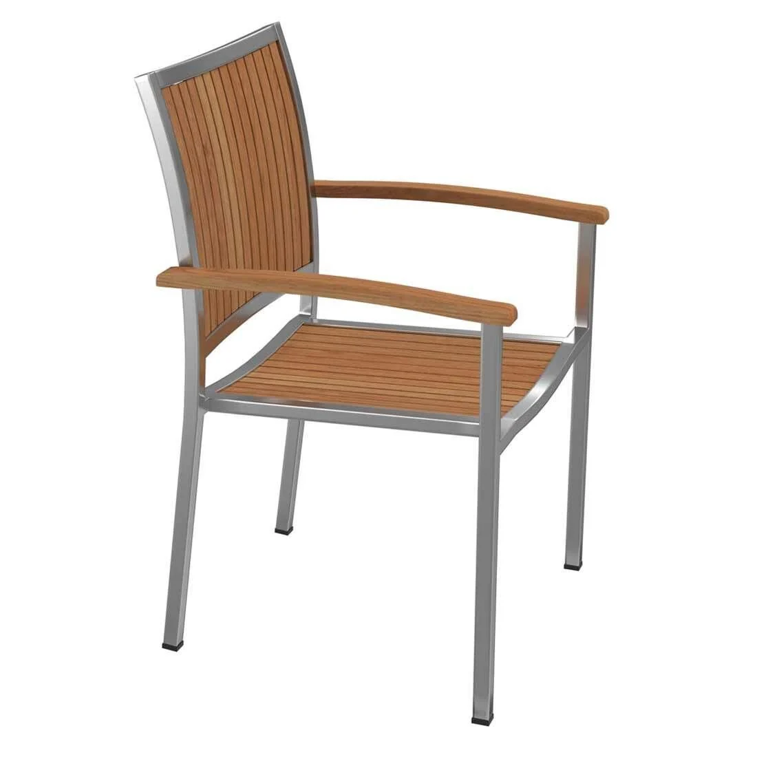 Spisesett ute Pasadena 4 plasser, teak/rustfritt stål 180/240 cm - OUTLIV. - Image 5