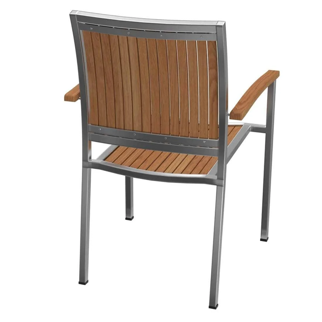 Spisesett ute Pasadena 4 plasser, teak/rustfritt stål 180/240 cm - OUTLIV. - Image 6