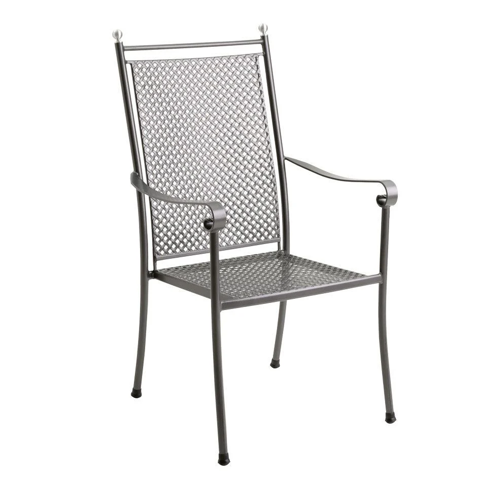 Stabelstol Excelsior høyrygg stål 59 cm - Royal Garden